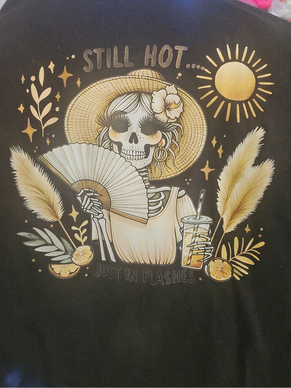 Still Hot Graphic Black Men's T-Shirt